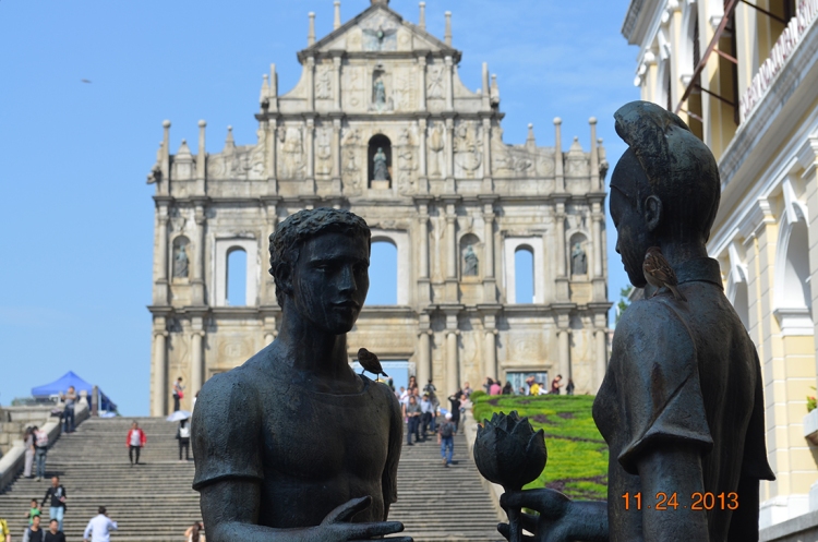 The Ruins of St. Paul's (Portuguese: Ruínas de São Paulo, Chinese: 大三巴牌坊; pinyin: Dàsānbā Páifāng)
