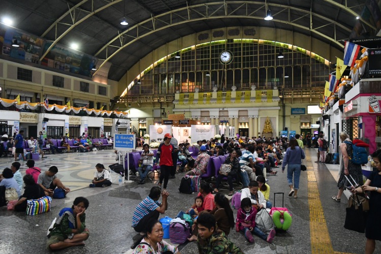Hua Lamphong, or Bangkok Train Station